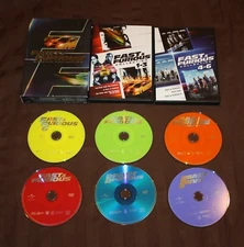Fast & Furious 6 Movie Collection (DVD, 2014, 6-Disc Set) 1-6