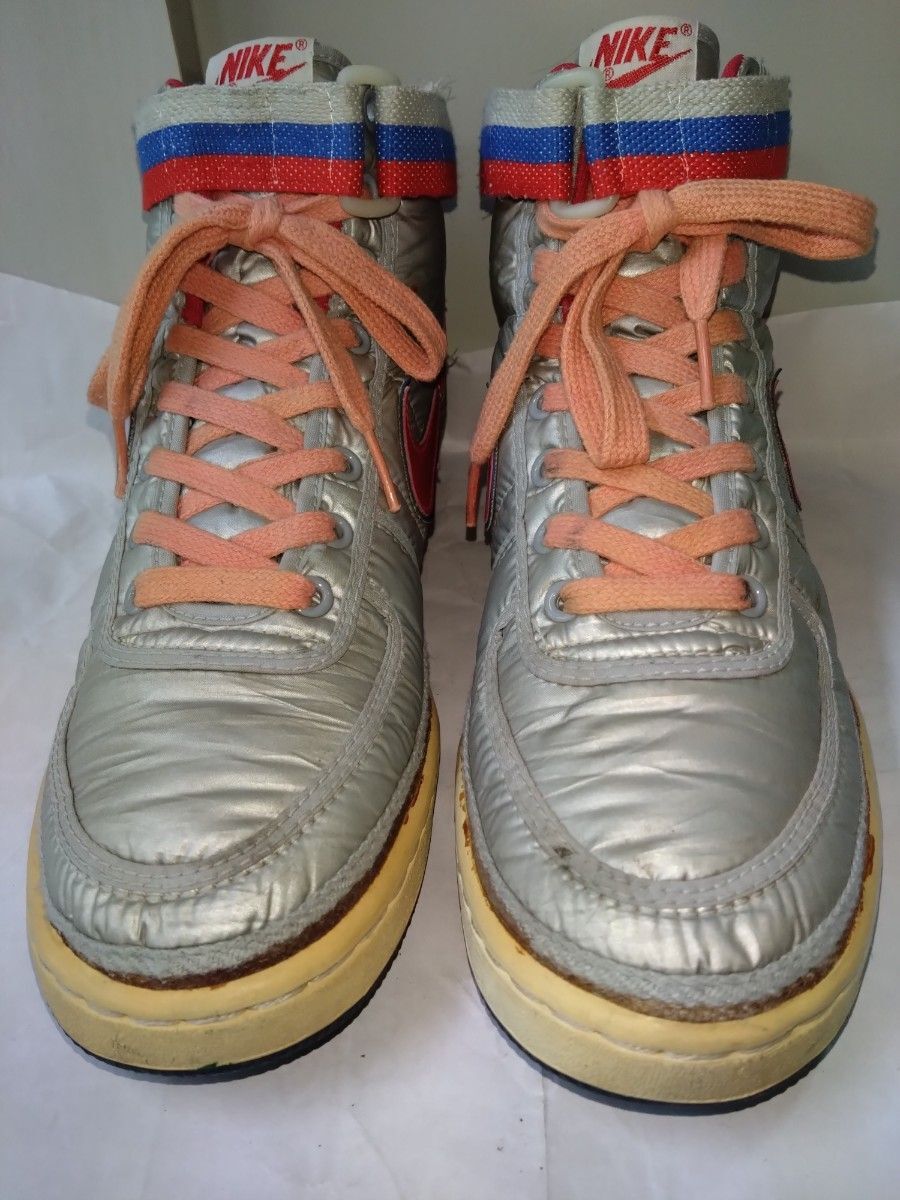 NIKE VANDAL SUPREME Silver x Red US7.5 Made in Korea 1984 Vintage