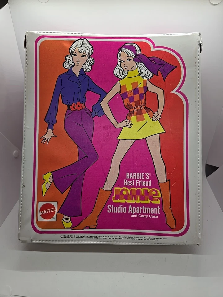 1970 年美泰 BARBIE'S Best Friend JAMIE Studio 公寓和手提箱等 — 第 2/4 张图片