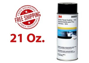 3M 08889 Fast Drying & Paintable Rocker Panel Coating 21Oz Can New Free