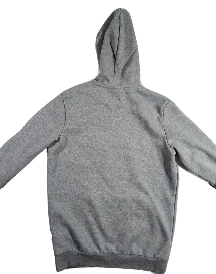 Мужская маленькая серая толстовка с капюшоном Puma - Изображение 3 из 4