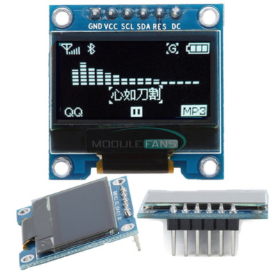 White 0.96'' 6Pin OLED Display Module 12864 SPI&IIC I2C For Arduino Raspberry Pi