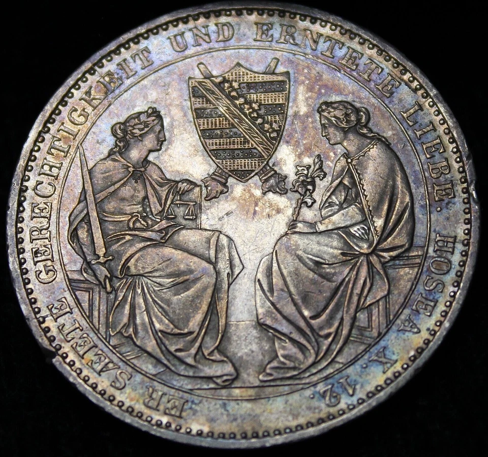 Germany1854F States Saxony Albertine King Frederick August II 2311-142 - Image 2 of 4