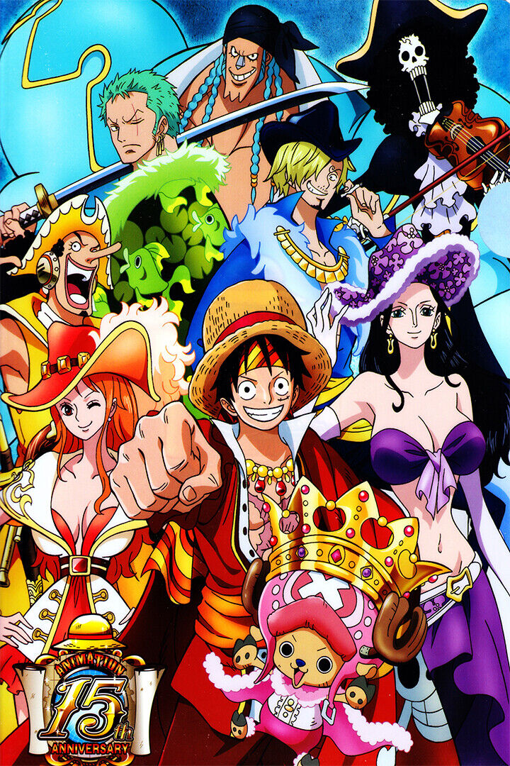 One Piece Strong World Anime Characters Print Wall Art Home Decor - POSTER  20x30