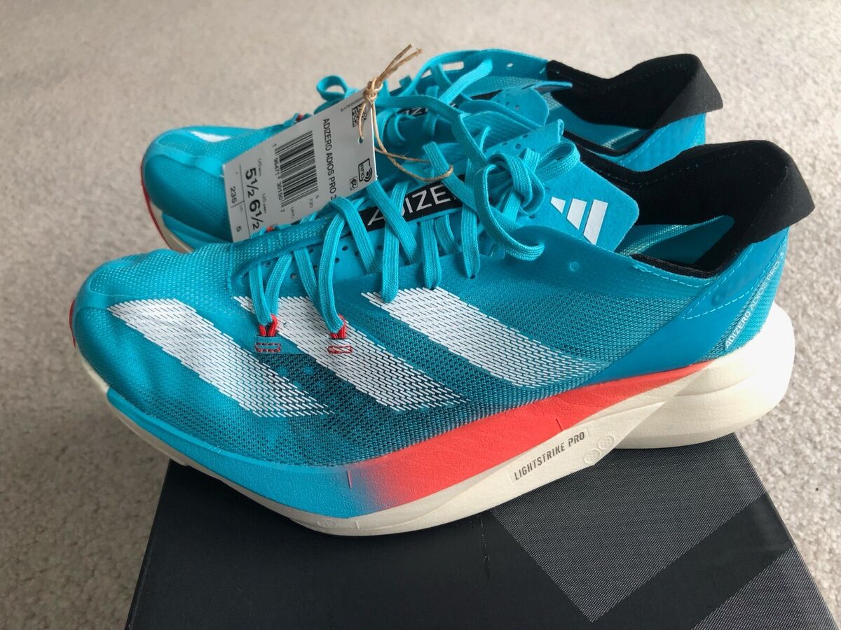 Brand New - Adidas Adizero Adios Pro 3 Blue/Red, Size M5.5 Brand New - Adidas Adizero Adios Pro 3 Blue/Red, Size M5.5