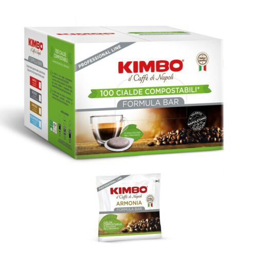 500 Gaufres Filtre Papier Café Kimbo Ese 44mm Blend Harmonie Arabica Formule BAR - Zdjęcie 1 z 1