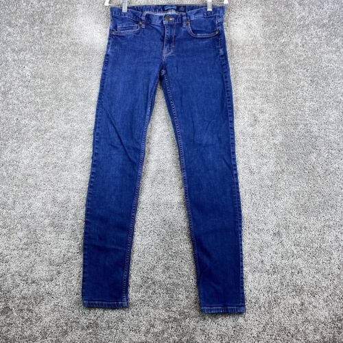 Patagonia Skinny Denim Jeans Damen Größe 29 blau niedrig gewaschen dunkel gewaschen 5 Taschen - Bild 1 von 9