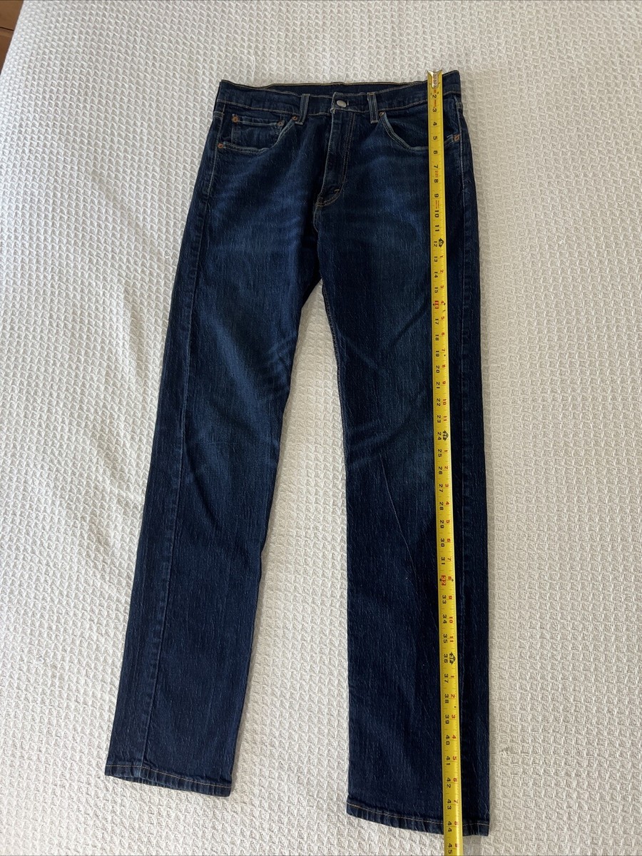 Levi Strauss Mens 505 Regular Fit Straight Leg Denim Jeans Levi Strauss Mens 505 Regular Fit Straight Leg Denim Jeans