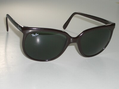 1980's VINTAGE BAUSCH & LOMB RAY-BAN CHOCOLATE BROWN G15 UV CATS