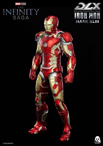 Infinity Saga Figura 1/12 DLX Iron Man Mark 43 16 cm THREEZERO 3Z0247 - Imagen 2 de 19