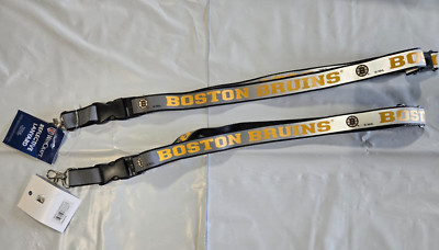 Boston Bruins Reflective Lanyard - Lot of 2 - Breakaway Keychain - New