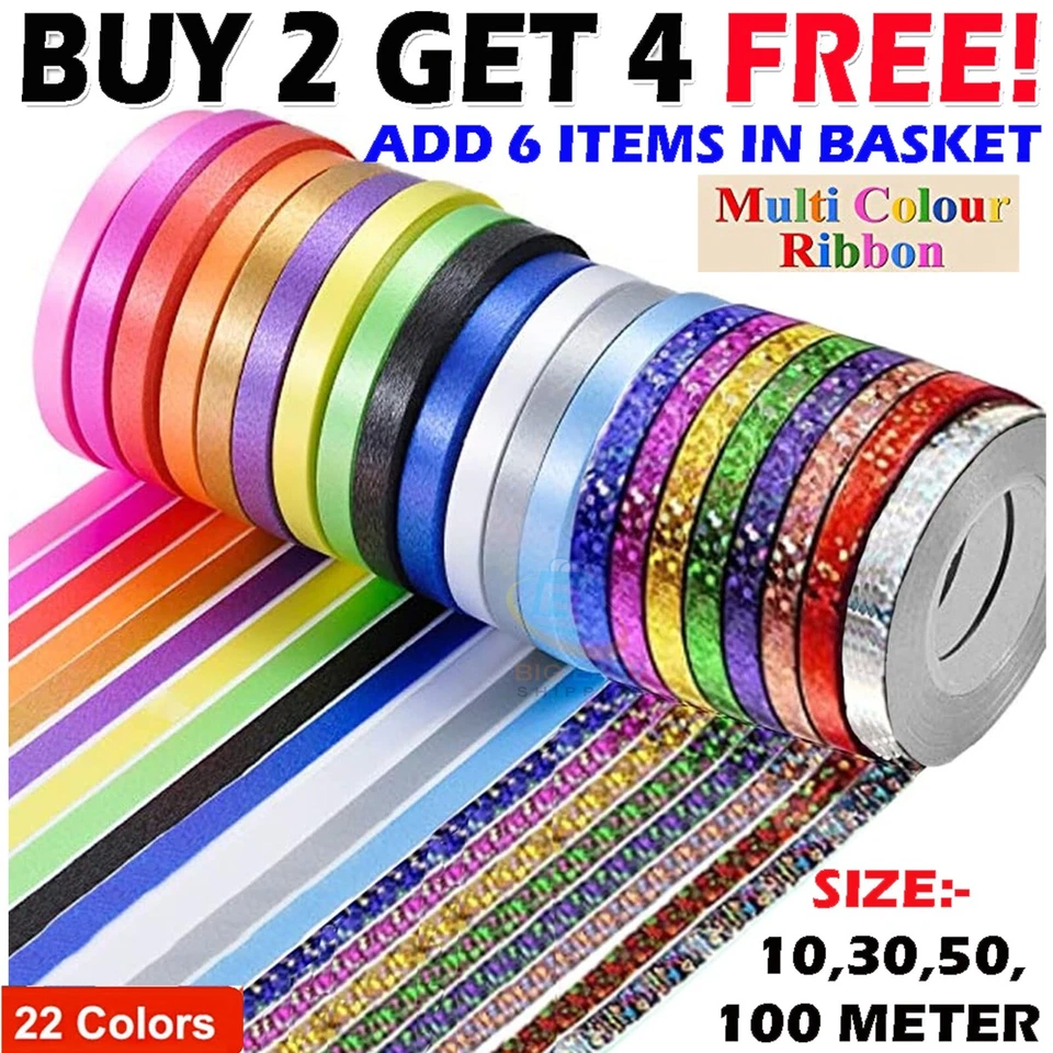 CREATIVE DECORATION 200 METERS BALLOON CURLING RIBBON FOR PARTY GIFT WRAPPING BALLOONS STRING TIE