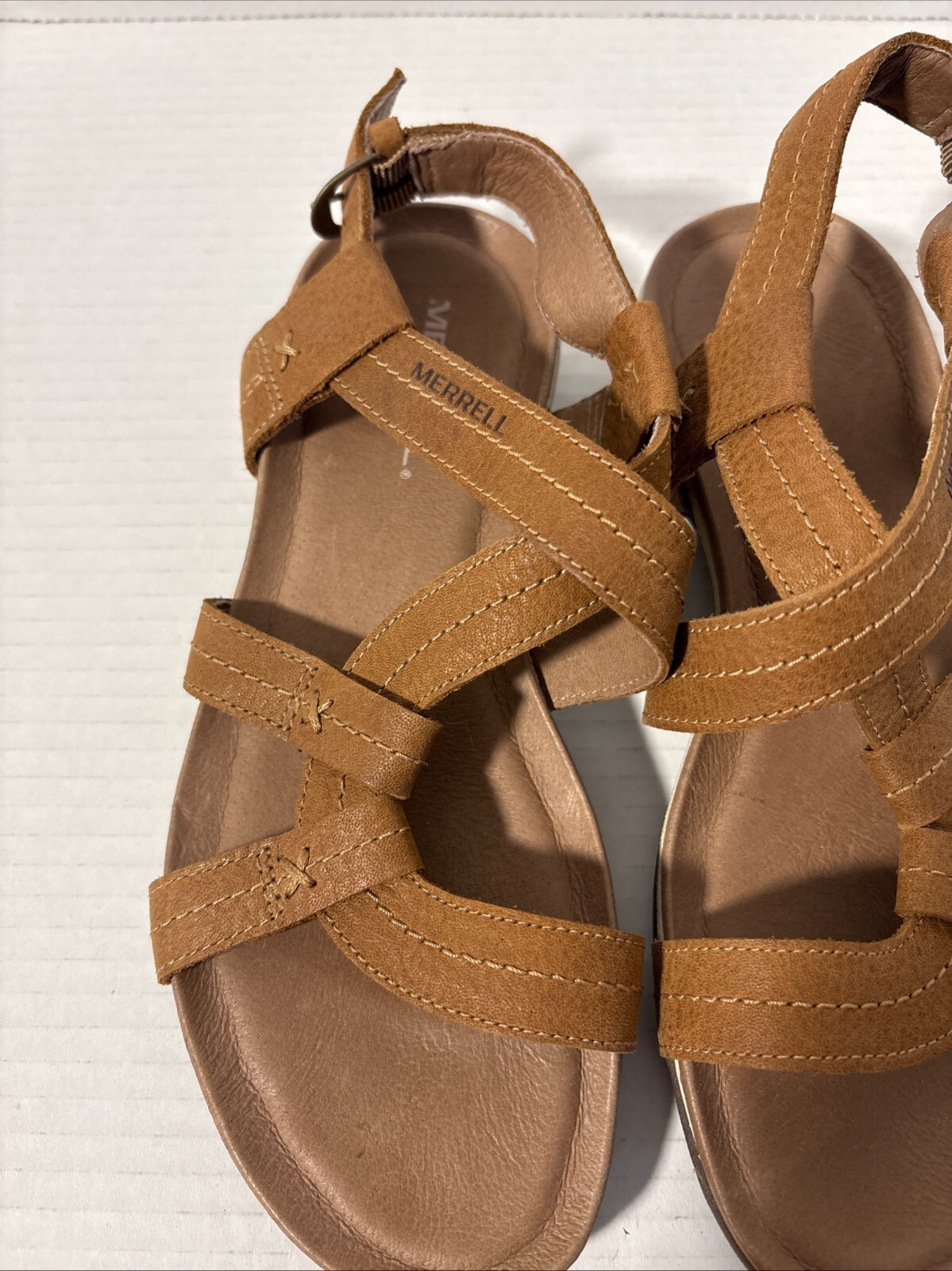 Merrell Sandali Donna Tabacco Marrone US Taglia 6