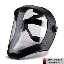 UVEX BIONIC S8510 SAFETY FACE SHIELD CLEAR ANTI-FOG POLYCARBONATE GRINDING Z87.1