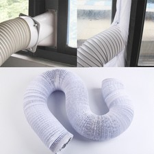 QWORK Abluftschlauch Für Klimaanlage – 2 M Lang, 15 Cm Durchmesser, Flexibles PP, Für Portable Klimageräte