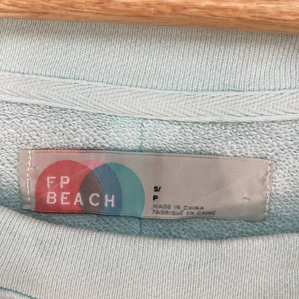 Free People Womens Tunic Beach Top Size S Small Oversized Boat Neck 9830 - Image 4 of 4