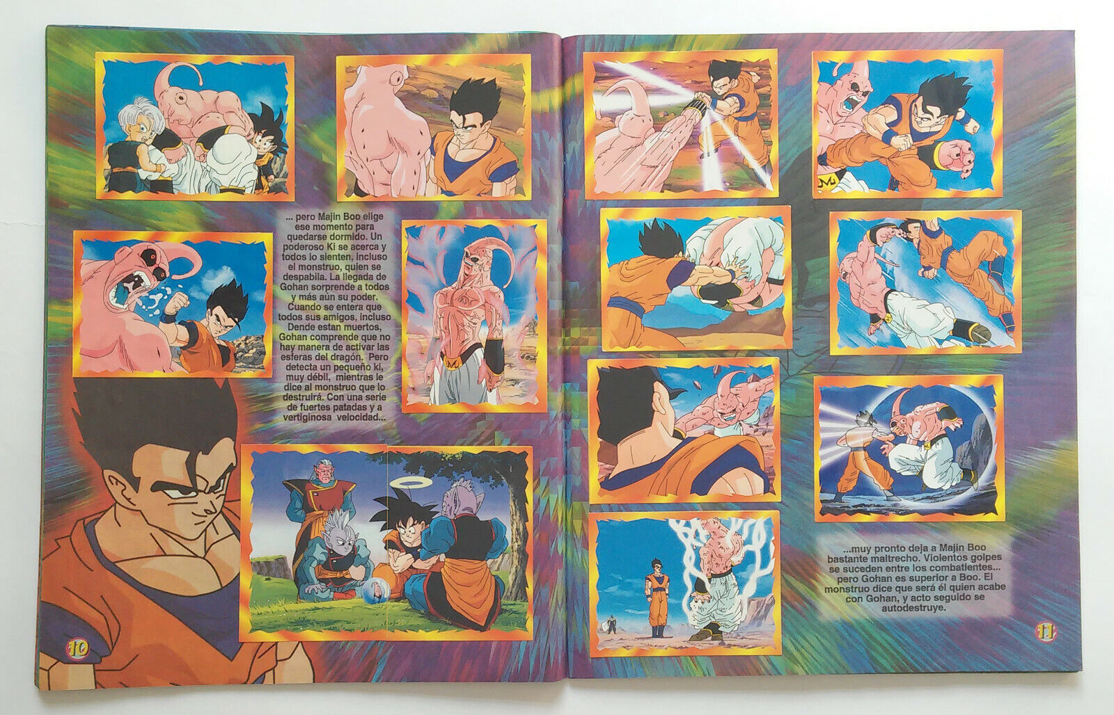 DRAGON BALL Z 5 Album Complete 100% PERU 1999 Navarrete Majin Buu