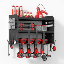 Power Tool Organizer Wall Mount: Heavy Duty Storage Organization Stand Cordless