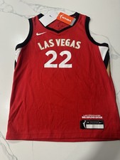 Las Vegas Aces Youth Nike Aja Wilson Jersey (Medium 10-12) Retails For $90
