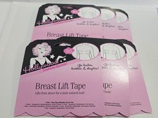 6 Packs Hollywood Fashion Secrets 24 Pairs Total Clear Breast Lift Tape