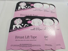 6 Packs Hollywood Fashion Secrets 24 Pairs Total Clear Breast Lift Tape 