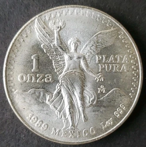 1989 Mexican Silver Libertad 1 oz — photo from the most recent tracked eBay sale