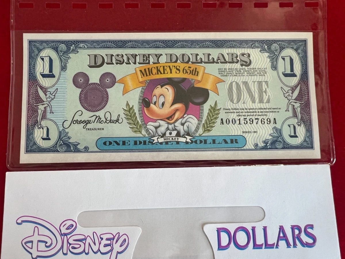 1993 Disney Dollar for sale | eBay
