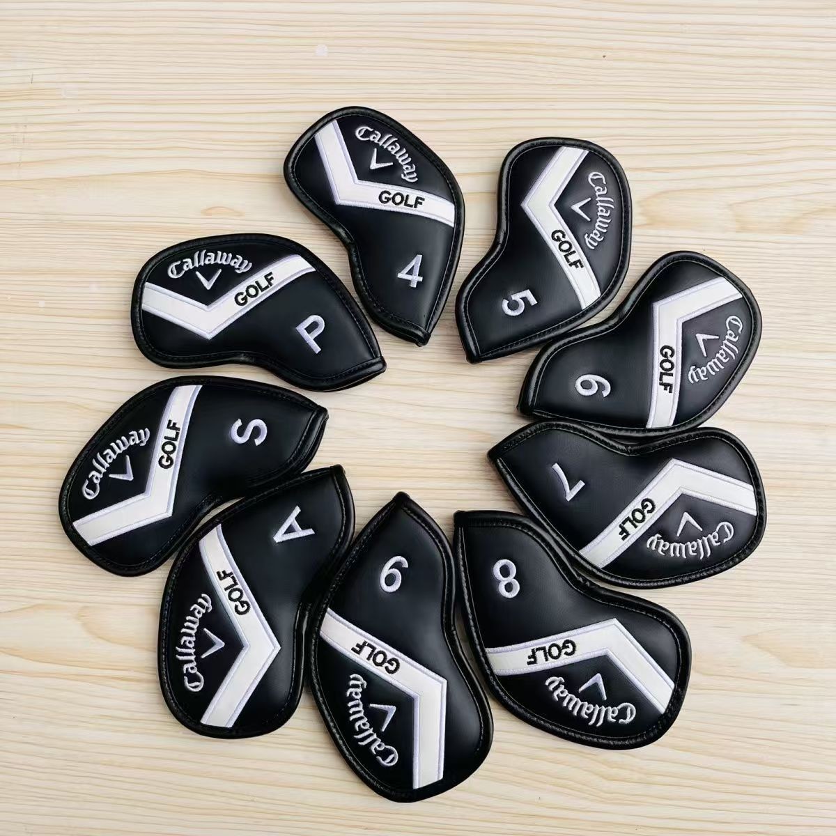 For Callaway 4-9asp Golf Covers Case Leather Magnetic