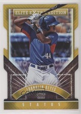 2015 Panini Elite Extra Edition Status Gold Die-Cut 3/5 Franklin Reyes #195 i6j