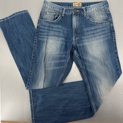 Wrangler 20X Style 42 Vintage Bootcut Jeans Mens 33x34 Medium Wash Denim 42MWXLB