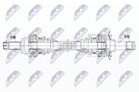 NTY Antriebswelle NPW-BM-042 FüR BMW