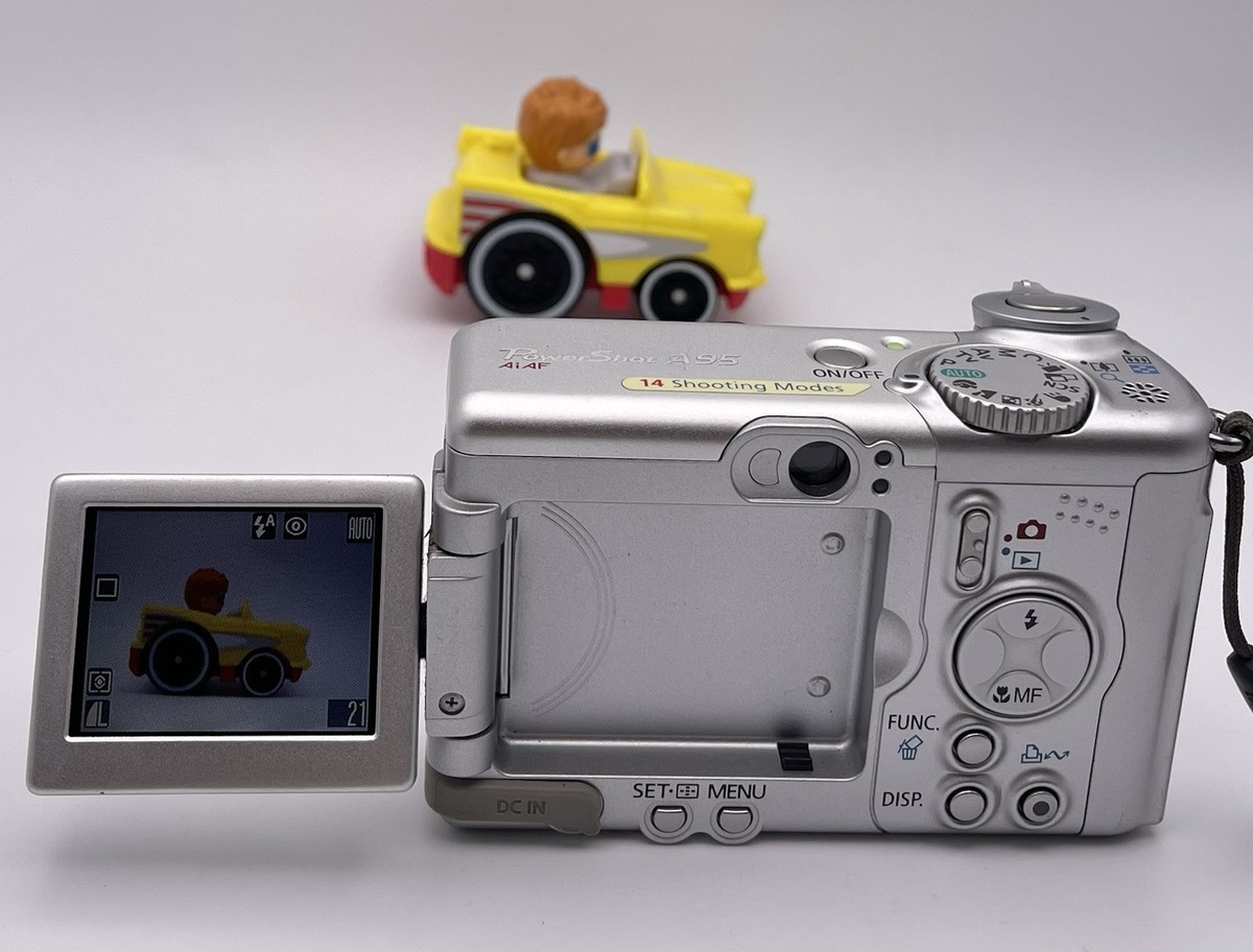 Canon PowerShot A95 5.0MP Digital Camera - Silver (Kit w/ Not