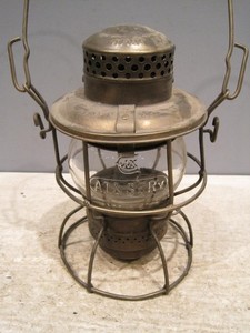 AT&SFRY Adlake 300 short globe with outrageous cast globe.
