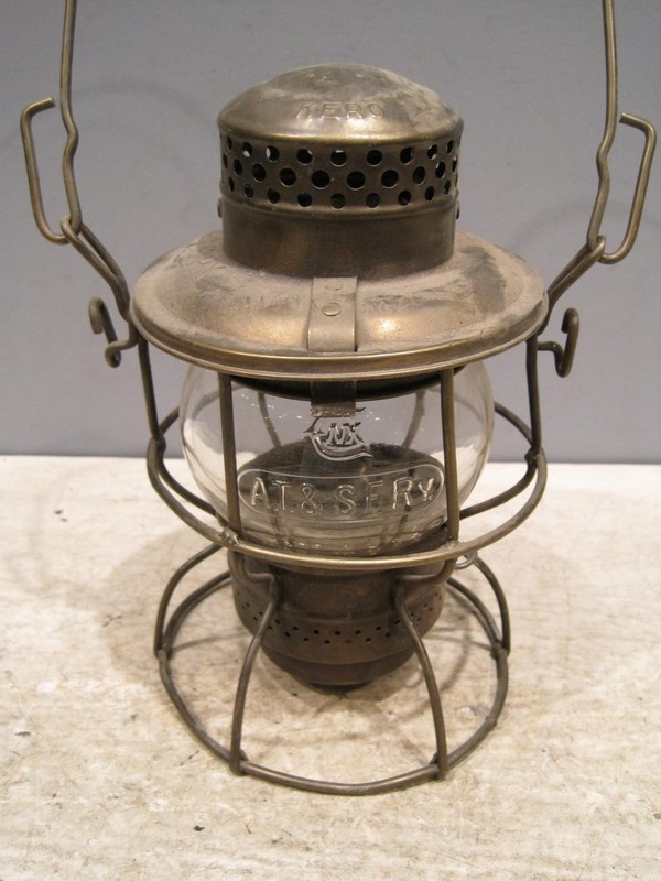 AT&SFRY Adlake 300 short globe with outrageous cast globe.