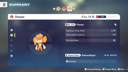 6IV Untouched Shiny Pansear Pokemon Leggende ZA *STESSO GIORNO* - Foto 3 di 5