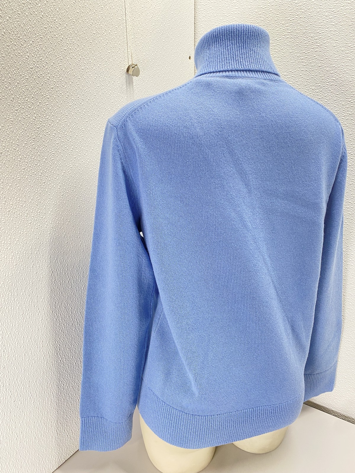 Michael Kors Womens Soft Cashmere Turtleneck Sweater Size S Lake Blue thumbnail 8