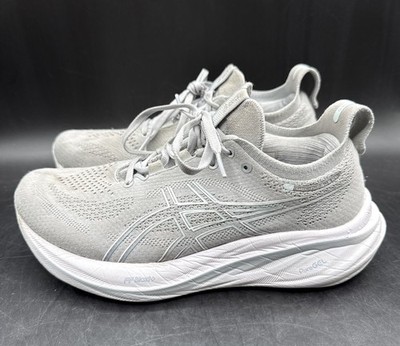 Aasics Gel Nimbus 26 Women s Running Shoes Size 8 WIDE Grey/Grey No Insoles