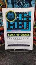Vtg 1982 LOCK 'N' CHASE Atari 2600 System Original Game Instruction Booklet ONLY