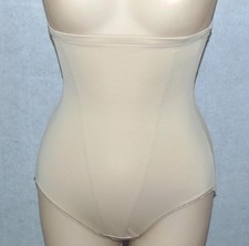 CUPID High Waist Shaper Briefs Beige sz Med 27-28 Nylon Spandex