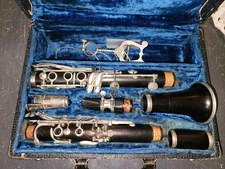 Vintage Martin Freres “La Monte” Clarinet Paris D13169 w/ Case & X5 Mouthpiece