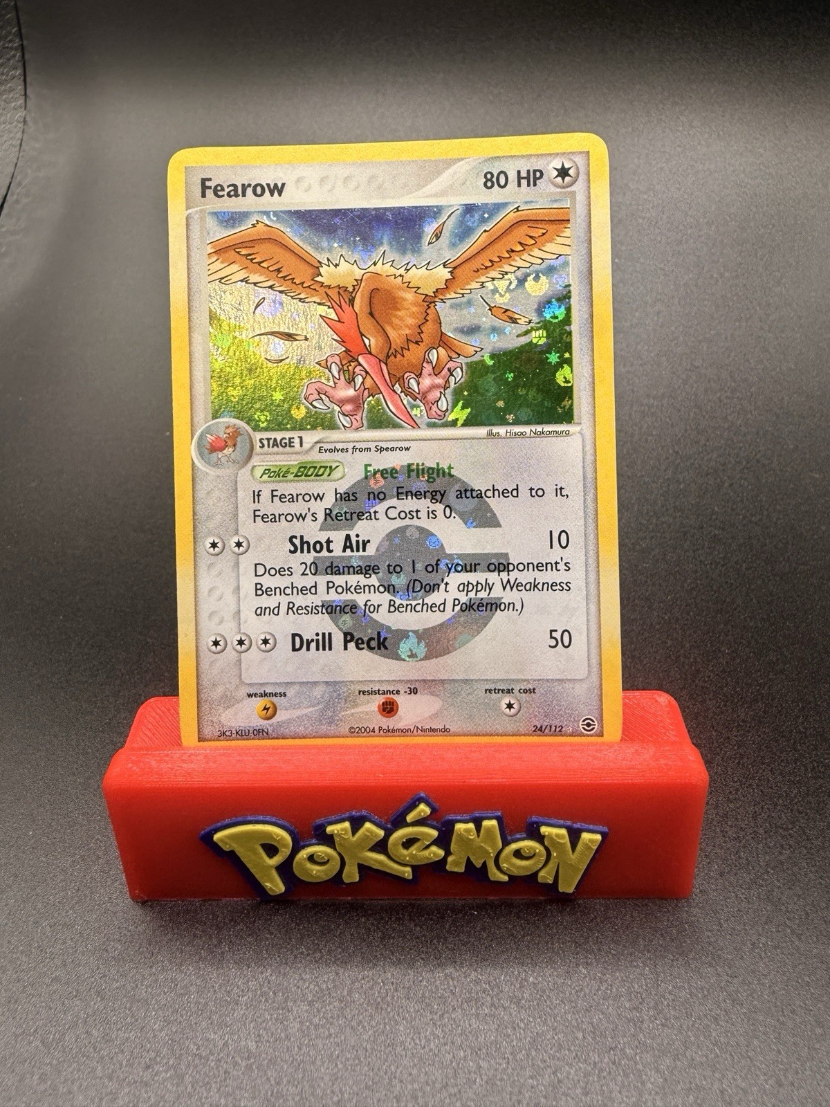 Fearow 24/112 EX Fire Red Leaf Green Reverse Holo Rare Pokemon TCG Card NM