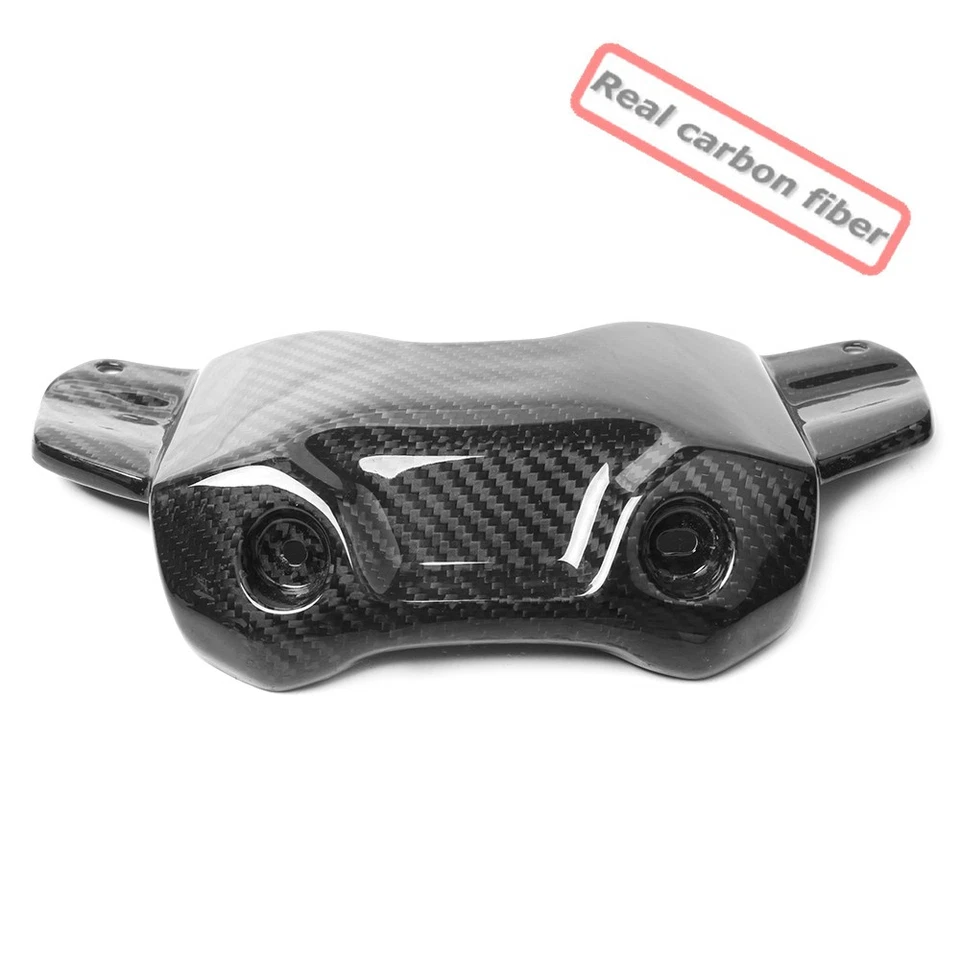 Protector de cubierta de tanque de gasolina delantero de fibra de carbono real para Yamaha MT 09 FZ09 2014-2020 Foto 2 de 4