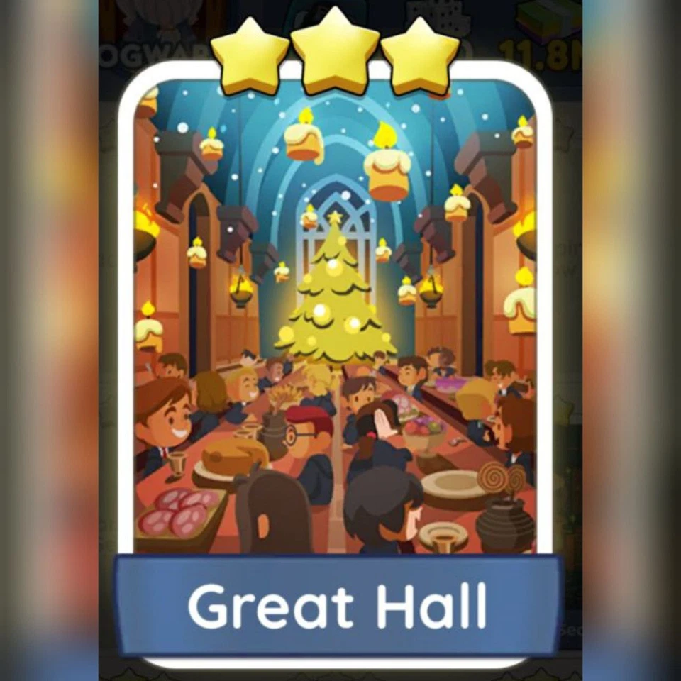 1 x Great Hall sticker (⭐⭐⭐) set 9 - Mono_poly_ Go sticker (Fast sending)