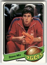 1979-80 Topps Steve Mix #115 Philadelphia 76ers