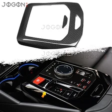 Real Carbon For BMW M5 G90 G99 M5 Touring 2025-26 Console Gear Shifter Panel 2PC
