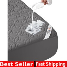 Waterproof Mattress Protector, Full Size Mattress Pad with Deep Pocket 6"-15"...