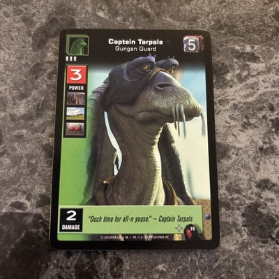 1999 Star Wars: Young Jedi CCG - The Menace of Darth Maul Captain Tarpals #15