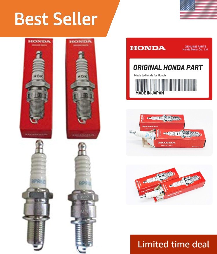 Durable 2 Pack Spark Plugs Genuine Part 98079-56846 Fits Honda Vehicles