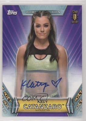 2019 WWE Women's Division Roster Purple 7/99 Kacy Catanzaro Rookie Auto RC 3tc