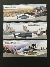Portugal 2022 - Epic Fishing Campaigns stamps set MNH